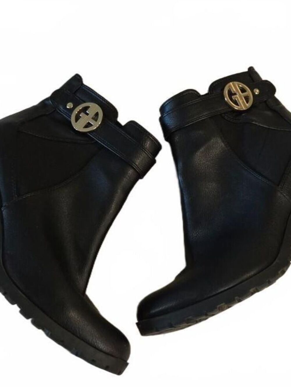 Giani Bernini Womens Halllee Lug Sole Ankle Boots sz 7.5